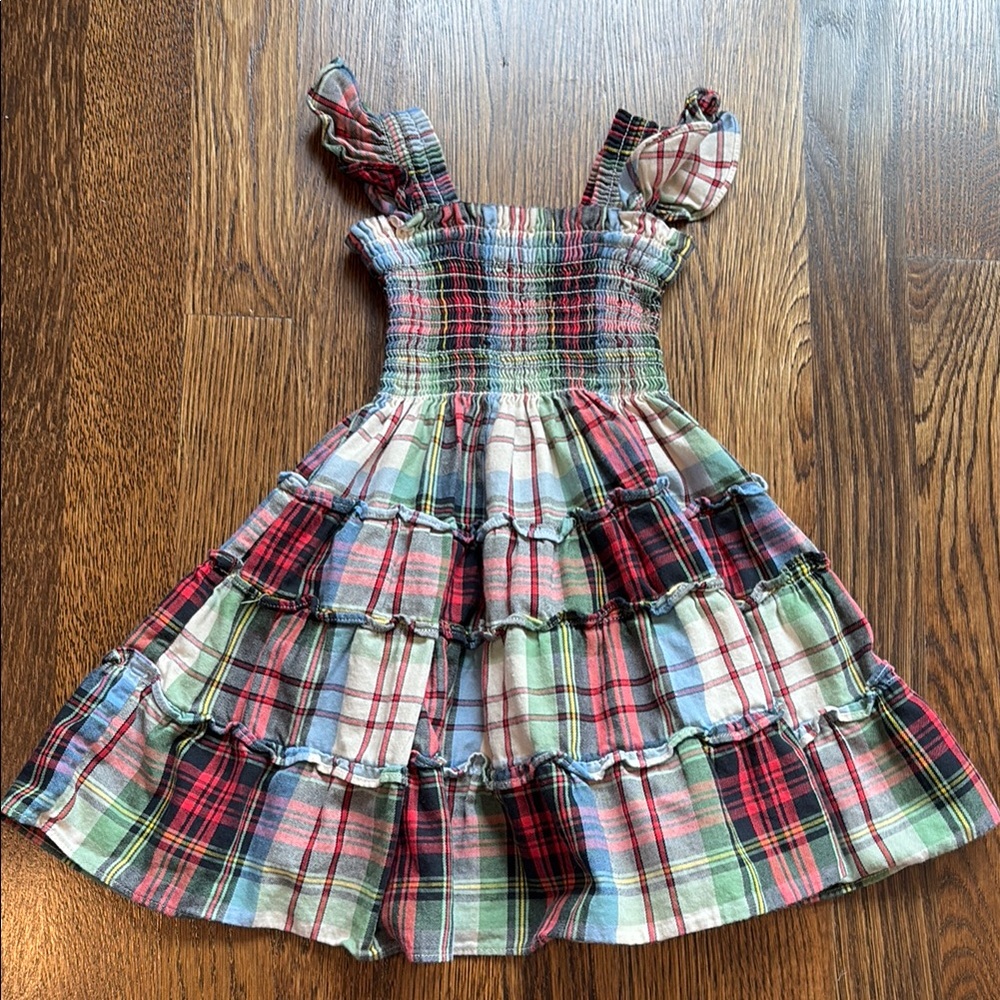 Hill House Multicolor Plaid Nap Dress